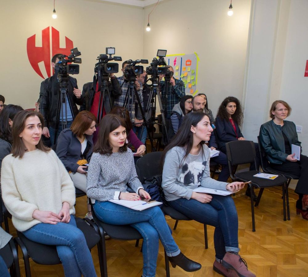 The EU Ambassador to Armenia visiting Hero House in Yerevan, March 2019